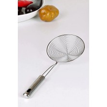 Seç Al Burada Paslanmaz Çelik Patates Kabak Sebze Kızartma Kevgiri, Metal Saplı Kevgir