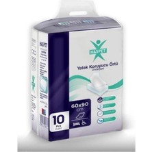 Feyza Design Yatak Koruyucu Örtü Kedi Köpek Çiş Pedi 60X90 cm 10'lu Set