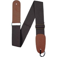 Braventa Collection HG20 Gitar Omuz Askısı Kahve Renk 5 mm Genişlik 87-146 cm