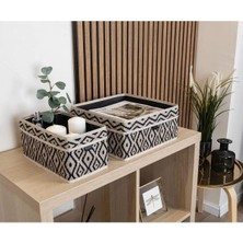 PremiumPort Desenli 2'li Çekmece ve Raf Düzenleyici Organizer, Pratik ve Şık Depolama