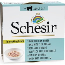 Braventa Collection Broth Ton Balıklı ve Çipuralı Et Suyunda Yetişkin Kedi Konservesi 70G