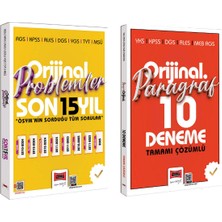 Yargı Yayınevi Ags,kpss,ales,dgs,ygs Yargı Orijinal Problemler Son 15 Yıl ve Orijinal Paragraf 10 Deneme Çözümlü
