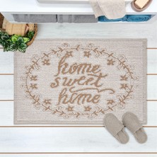 Matmel Soft Home Sweet Home Banyo Paspası - Ekru - 50X80 cm