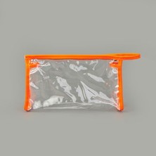 Barnaby Fosforlu Xl Pvc Kozmetik Çantası - Şeffaf / Sarı - 16X26 cm
