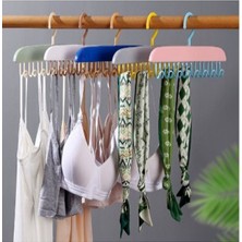 PremiumPort Pratik ve Güçlü Çok Amaçlı Yapışkanlı Askı, 8 Kanca ile Deterjanlı Kullanım