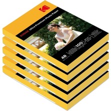 Kodak 10X15 Parlak Fotoğraf Kağıdı 260GR 500 Adet Ultra Premium Yazıcı Uyumluluğu