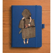 Adasena Tarihsiz 192 Sayfa Mini Termo Defter Baskılı Desenli 9X14 cm Lacivert - Moda Tutkunu