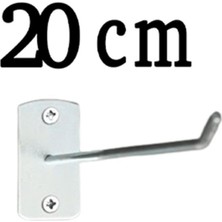 PremiumPort 60 Adet 20 cm Duvara ve Suntaya Monte Kanca, Askı Aksesuarları