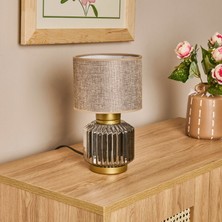 Matmel Luce Rosa Cam Abajur - Füme / Kahverengi / Eskitme