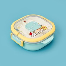 Matmel Figürlü Yemek Kabı - Yeşil / Sarı - 700 ml