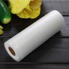 PremiumPort Tırtıklı Vakum Poşeti Rulo 5 mt x 28 Cm, Pratik ve Dayanıklı Saklama Çözümü