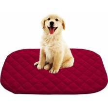 Feyza Design 75X85 cm Yıkanabilir Emici Köpek ve Kedi Çiş Pedi, Bordo Renk