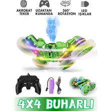 Giffy Oyuncak Buhar Atan Akrobatik Araba 2.4 Ghz Uzaktan Kumandalı Şarjlı LED Işıklı