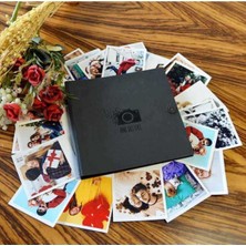 Home Kişiye Özel Siyah Anı Defteri Fotoğraf Albümü 20X20CM