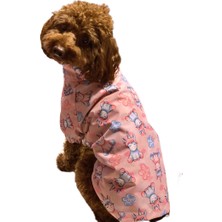 Feyza Design Renkli Unicorn Desenli Küçük Irk Köpek Yağmurluğu