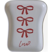 Keramika Fiyonk Dekor Tost Tabağı 19 cm