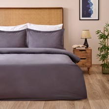 Matmel Soft Oxford Yastıklı Çift Kişilik Nevresim Takımı - Antrasit