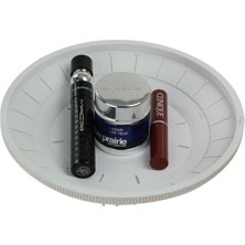 PremiumPort Beyaz Renk Kozmetik Makyaj Düzenleyici Organizer, Şık ve Pratik Tasarım