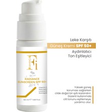 QREMFİ Radiance Sunscreen Leke Karşıtı, Aydınlatıcı,ton Eşitleyici Güneş Kremi Spf 50+ 50ML