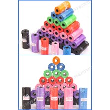 Feyza Design 6 Rulo Köpek Kaka Poşeti, 90 Parça, Pratik ve Havalı Dışkı Torbası