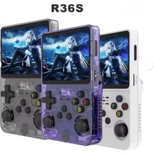 Azurtech R36S Oyun Konsolu El Atarisi Arkos Işletim Sistemi 64 GB Hafıza 21.000 Oyun 3.5 Inch Ekran