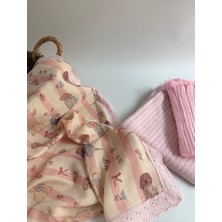 Petite Étoile Organik 3’lü Müslin Örtü & Pike Seti | Oeko-Tex® Sertifikalı | %100 Pamuk