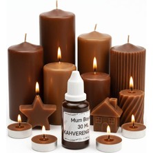 ElHobi Sıvı Mum Boyası - Kahverengi - 30 ml