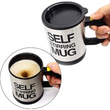 Go İthalat Karıştırıcı Özellikli Mikser Kupa Bardak Self Stirring Mug (5477)