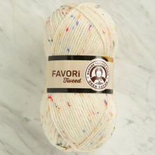 Ören Bayan Favori Tweed Krem El Örgü Ipi (3 Adet) - Renk: 004C