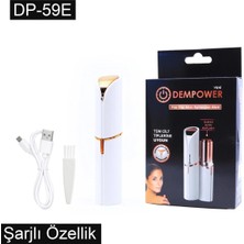 Feyza Design Dempower Şarjlı Yüz Tüy Alıcı Epilasyon Aleti, Pürüzsüz Cilt Için