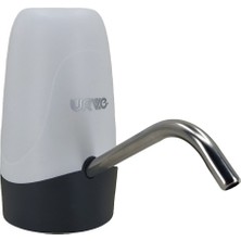 PremiumPort Şarjlı Damacana Su Pompası Paslanmaz Çelik, Kolay Kullanım, Dayanıklı Tasarım