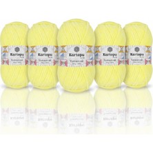 5 Adet Sp-Kartopu,yumurcak K0333 Limoni 100 gr 120 mt