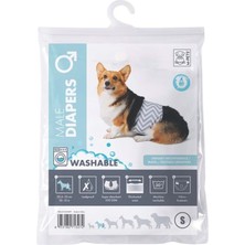 Feyza Design Yıkanabilir Erkek Köpekler Için Külot, Konforlu ve Güvenli (S)