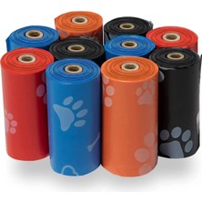 Feyza Design 10 Rulo Köpek Kaka Poşeti Eko Set, 150 Parça Dışkı Torbası