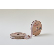 Vintessy Biye Koton Katlı D57 Açık Kahve 2 cm 25 Metre %65 Koton %35 Polyester