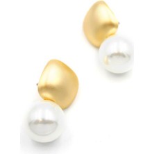 Royaleks Incili Küpe - Altın