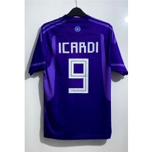 Arjantin 2022 Dünya Kupası Mauro Icardi Deplasman Forması