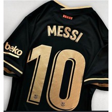 B.a.r.c.e.l.o.n.a 2020-2021 Sezonu Lionel Messi Deplasman Nostalji Forması