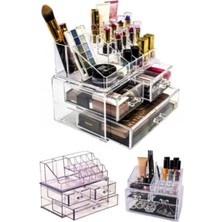 PremiumPort 3 Çekmeceli Çok Fonksiyonlu Makyaj Düzenleyici Organizer Set