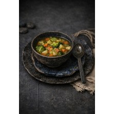 Terra Kapadokya Kadın Kooperatifi Özel  Tasarım "gece" Yemek Takımı