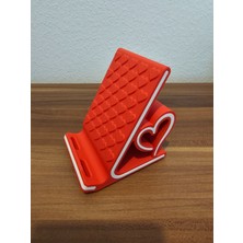 TriVox3D Kalp Şeklinde Masaüstü Telefon Standı