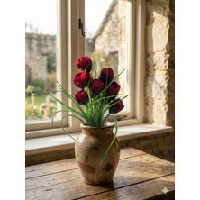 Siyah Lale Yapay Çiçek 1 Demet