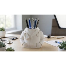 TriVox3D Erkek Doktor Önlüğü Masaüstü Ofis Kalemliği