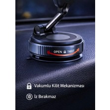 Premium Kilitlenebilir Vantuzlu-Telefon Tutacagı