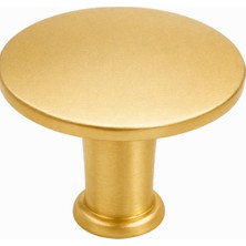 Akzern Yapı Big Düğme Mat Altın