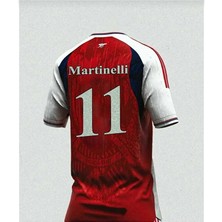 A.r.s.e.n.a.l 2023/24 Sezonu Gabriel Martinelli Özel Konsept Forması (Klbm)