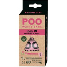 Feyza Design Çevre Dostu Gül Kokulu 4X15 Dışkı Poşeti, %100 Recycled, Ekonomik ve Güvenli