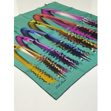 Silkhome Tivil  Ipek Eşarp Mint Yeşili  2002-4