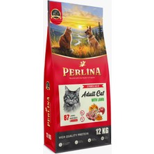 Perlina Yetişkin Kedi Kuzu Etli 12KG