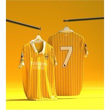 A.r.s.e.n.a.l 2024/25 Sezonu Bukayo Saka Özel Konsept Forması (Yellow)